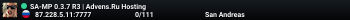 SA-MP 0.3.7 R3 | Advens.Ru Hosting