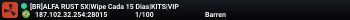 [BR]ALFA RUST 5X|Wipe Cada 15 Dias|KITS|VIP