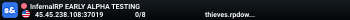 InfernalRP EARLY ALPHA TESTING