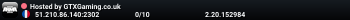 Hosted by GTXGaming.co.uk