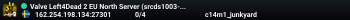 Valve Left4Dead 2 EU North Server (srcds1003-sto1.181.287)