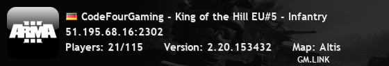 CodeFourGaming - King of the Hill EU#5 - Infantry