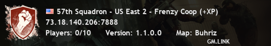 57th Squadron - US East 2 - Frenzy Coop (+XP)