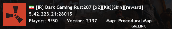 [IR] Dark Gaming Rust207 [x2][Kit][Skin][reward]