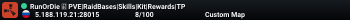 RunOrDie ✅ PVE|RaidBases|Skills|Kit|Rewards|TP