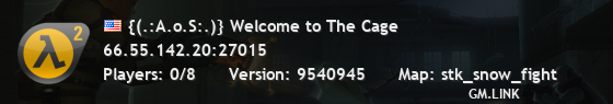 {(.:A.o.S:.)} Welcome to The Cage