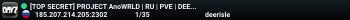 [TOP SECRET] PROJECT AnoWRLD | RU | PVE | DEERISLE
