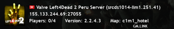 Valve Left4Dead 2 Peru Server (srcds1014-lim1.251.41)