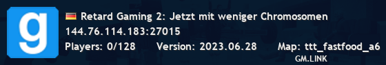 Retard Gaming 2: Jetzt mit weniger Chromosomen