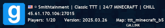 ✯ Smithtainment | Classic TTT | 24/7 MINECRAFT | CHILL