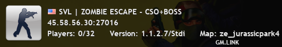 SVL | ZOMBIE ESCAPE - CSO+BOSS