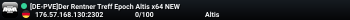 [DE-PVE]Der Rentner Treff Epoch Altis x64 NEW