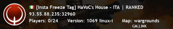 [Insta Freeze Tag] HaVoC's House - ITA | RANKED