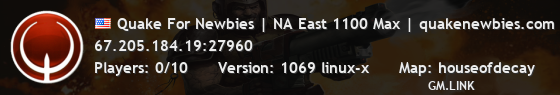 Quake For Newbies | NA East 1100 Max | quakenewbies.com