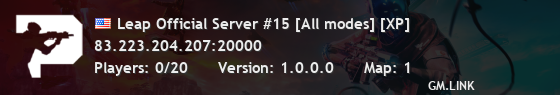 Leap Official Server #15 [All modes] [XP]