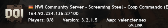 NWI Community Server - Screaming Steel - Coop Commando (EU)