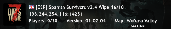 [ESP] Spanish Survivors v2.4 Wipe 16/10
