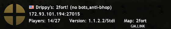 Drippy's: 2fort! (no bots,anti-bhop)