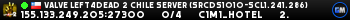 Valve Left4Dead 2 Chile Server (srcds1010-scl1.241.286)