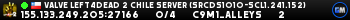 Valve Left4Dead 2 Chile Server (srcds1010-scl1.241.152)