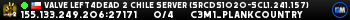 Valve Left4Dead 2 Chile Server (srcds1020-scl1.241.157)
