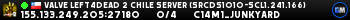 Valve Left4Dead 2 Chile Server (srcds1010-scl1.241.166)