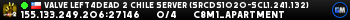 Valve Left4Dead 2 Chile Server (srcds1020-scl1.241.132)