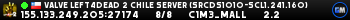 Valve Left4Dead 2 Chile Server (srcds1010-scl1.241.160)