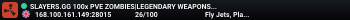 SLAYERS.GG 100x PVE ZOMBIES|LEGENDARY WEAPONS|PLANES|RAID BASES
