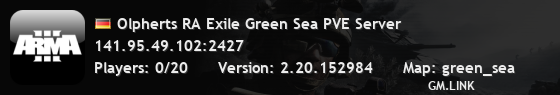 Olpherts RA Exile Green Sea PVE Server