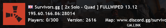 Survivors.gg [ 2x Solo - Quad ] FULLWIPED 13.12