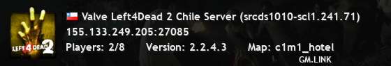 Valve Left4Dead 2 Chile Server (srcds1010-scl1.241.71)