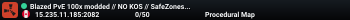Blazed PvE 100x modded // NO KOS // SafeZones // Events // Role