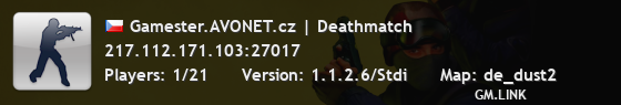 Gamester.AVONET.cz | Deathmatch