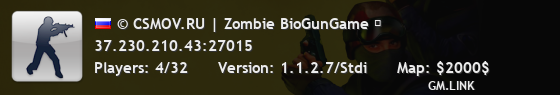 © CSMOV.RU | Zombie BioGunGame ★