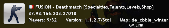 FUSION - Deathmatch [Specialties,Talents,Levels,Shop]