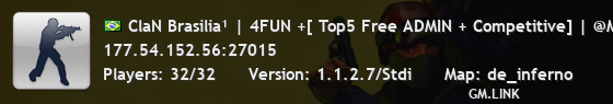 ClaN Brasilia¹ | 4FUN +[ Top5 Free ADMIN + Competitive] | @MaxiGames