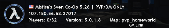 Misfire's Sven Co-Op 5.26 | PVP/DM ONLY