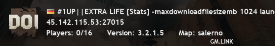 #1UP||EXTRA LIFE [Stats] -maxdownloadfilesizemb 1024 launch opt