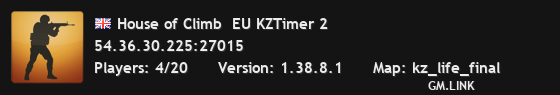 House of Climb  EU KZTimer 2