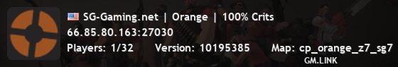 SG-Gaming.net | Orange | 100% Crits