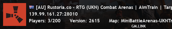 [AU] Rustoria.co - RTG (UKN) Combat Arenas | AimTrain | Targets