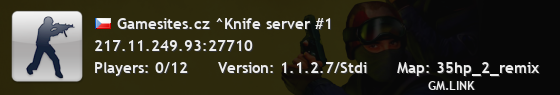 Gamesites.cz ^Knife server #1