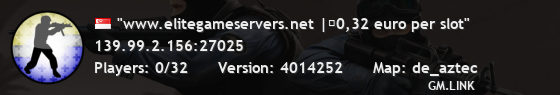 "www.elitegameservers.net |�0,32 euro per slot"