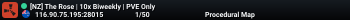 [NZ] The Rose | 10x Biweekly | PVE Only