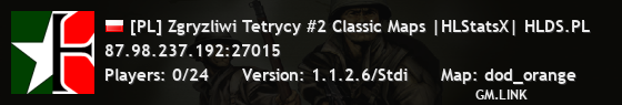 [PL] Zgryzliwi Tetrycy #2 Classic Maps |HLStatsX| HLDS.PL
