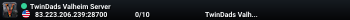 TwinDads Valheim Server