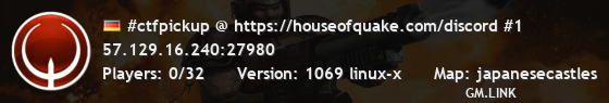 #ctfpickup @ https://houseofquake.com/discord #1