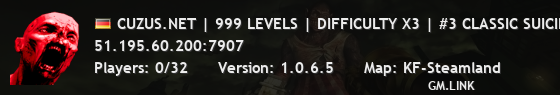 CUZUS.NET | 999 LEVELS | DIFFICULTY X3 | #3 CLASSIC SUICIDAL