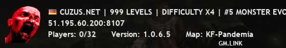 CUZUS.NET | 999 LEVELS | DIFFICULTY X4 | #5 MONSTER EVO